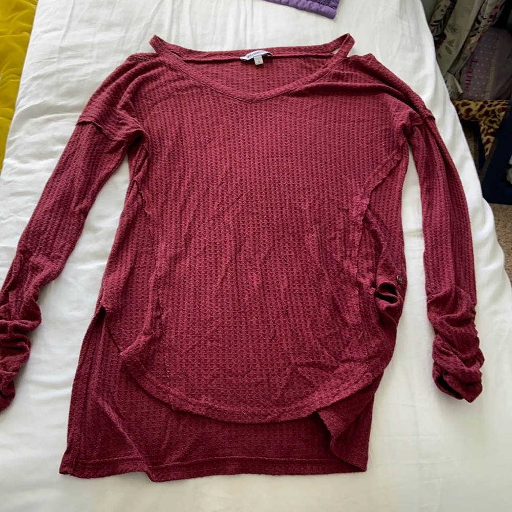 Williamrast long sleeve red sweater